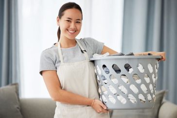 NDIS support workers in Canberra assisting participants with home activities